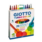 GIOTTO-DIDO- MARCADOR GIOTTO TURBO COLOR 20 COLORES SURTIDOS