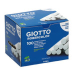 GIOTTO-DIDO- TIZA GIOTTO ROBERCOLOR X 100 UNIDADES BLANCA