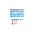 PLANTEC- LETRAS Y NUMEROS PLANTEC 2220 ALT.20MM / 1 PLANT.