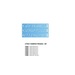 PLANTEC- LETRAS Y NUMEROS PLANTEC  2360 ALT.60MM / 3 PLANT.HELV
