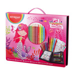 KEYROAD- KIT REGALO MALETIN PARA COLOREAR (PACK 4 UNIDADES)