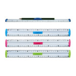 KEYROAD- REGLA ALUMINIO 40 CM BLIST (CAJA X 12 BL)