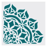 HYN- STENCIL ARTISTICO SERIE 1/4 MANDALAS DIAM.50 (100CM) STMC50 03