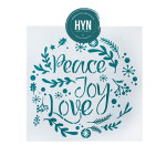 HYN- STENCIL ARTISTICO SERIE E 20 X 20 STE020