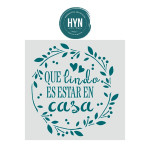 HYN- STENCIL DECORATIVOS ARTISTICOS SERIE DECO HOGAR STPF D 001