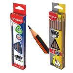 MAPED- LAPIZ GRAFITO ERGONOMICO BLACK PEPS 3H x12 unid.