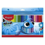 MAPED- MARCADOR COLOR PEPS ESCOLAR OCEAN x  24 SURTIDO LAVABLE