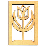 LASER DIX- DECO Y ARTESANIAS COD. 0331 10 FLOR CON MARCO