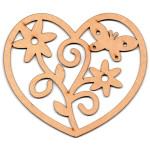 LASER DIX- DECO Y ARTESANIAS COD. 0103 30 CORAZONES