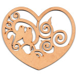 LASER DIX- DECO Y ARTESANIAS COD. 0104 30 CORAZONES