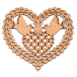 LASER DIX- DECO Y ARTESANIAS COD. 0109 20 CORAZONES