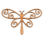 LASER DIX- DECO Y ARTESANIAS COD. 0196 10 MARIPOSAS