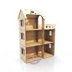 LASER DIX-  JUEGOS DIDACTICOS COD. 6172 CASA ESCALA BARBIE 98 CM ALTO